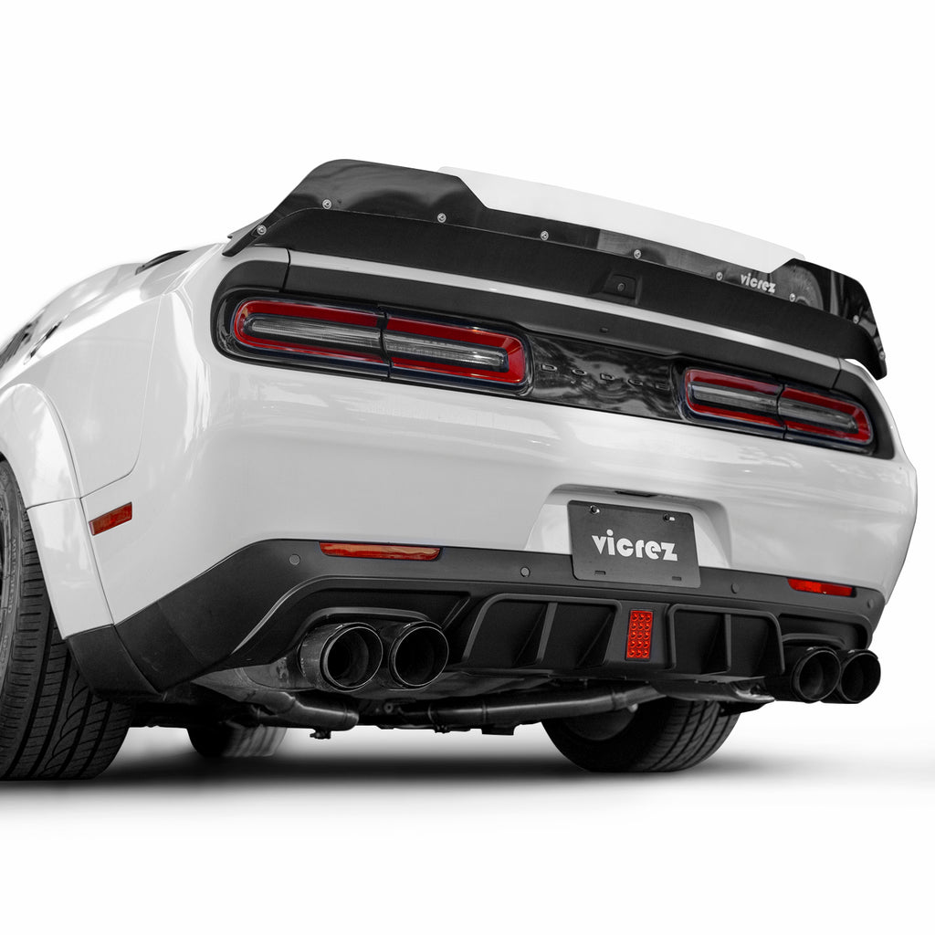 Vicrez BL Style Rear Diffuser vz102490 | Dodge Challenger 2015-2023