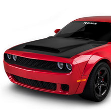 Load image into Gallery viewer, Vicrez Carbon Fiber Demon Hood w/ Vent Scoop vz102502 | Dodge Challenger 2008-2021