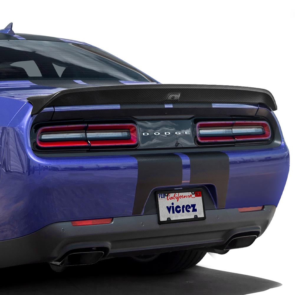 Vicrez Carbon Fiber Rear Spoiler Hellcat Redeye vz102440 | Dodge Challenger 2008-2021