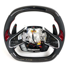 Load image into Gallery viewer, Vicrez Carbon Fiber Steering Wheel +LED Dash vz102115-DL | Chevrolet Corvette C8 2020-2023