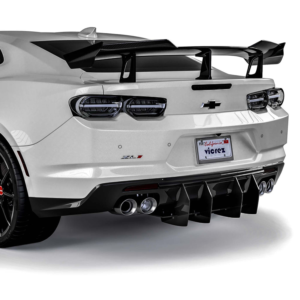 Vicrez Centa Rear Diffuser vz102139 | Chevrolet Camaro 2016-2024