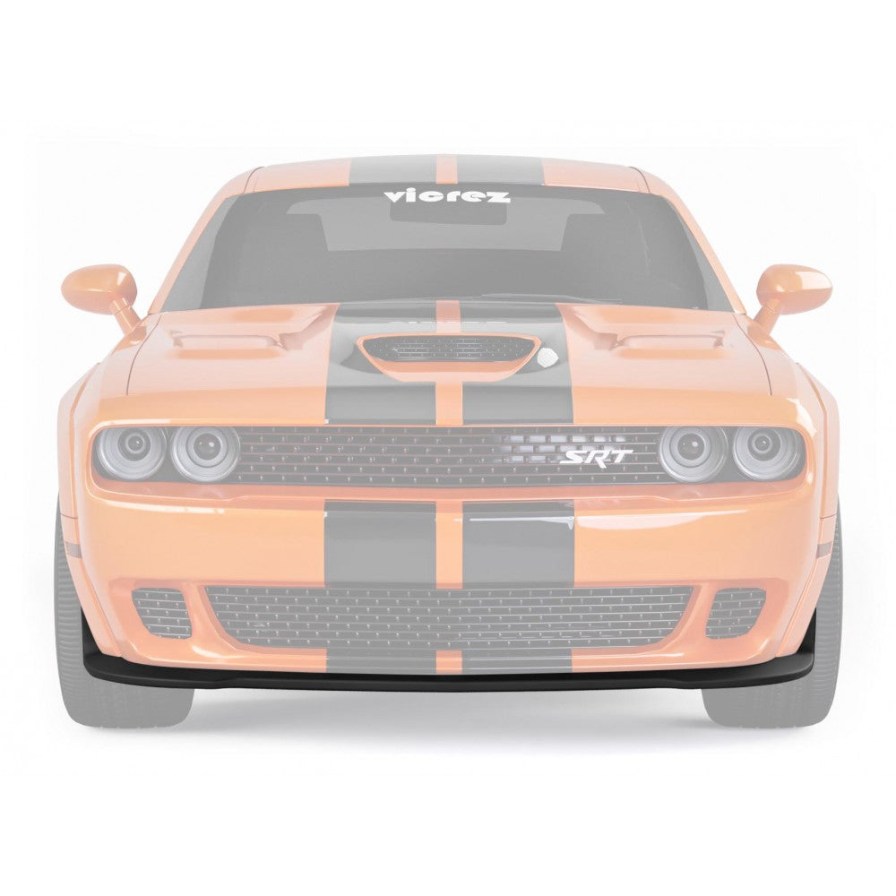 Vicrez Demon Style Front Bumper Lip Chin vz101823 | Dodge Challenger 2015-2021