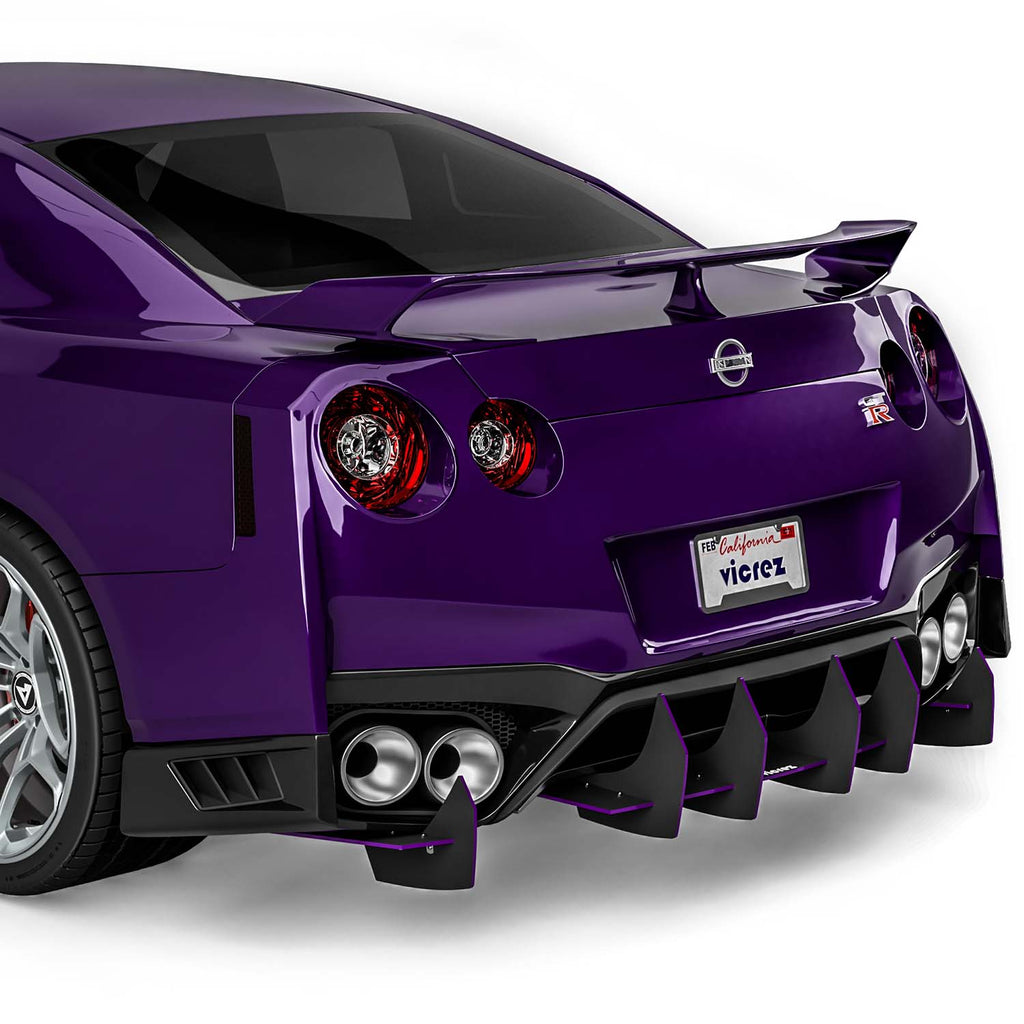 Vicrez Centa VR2 Rear Diffuser vz102357 | Nissan GTR R35 2017-2021