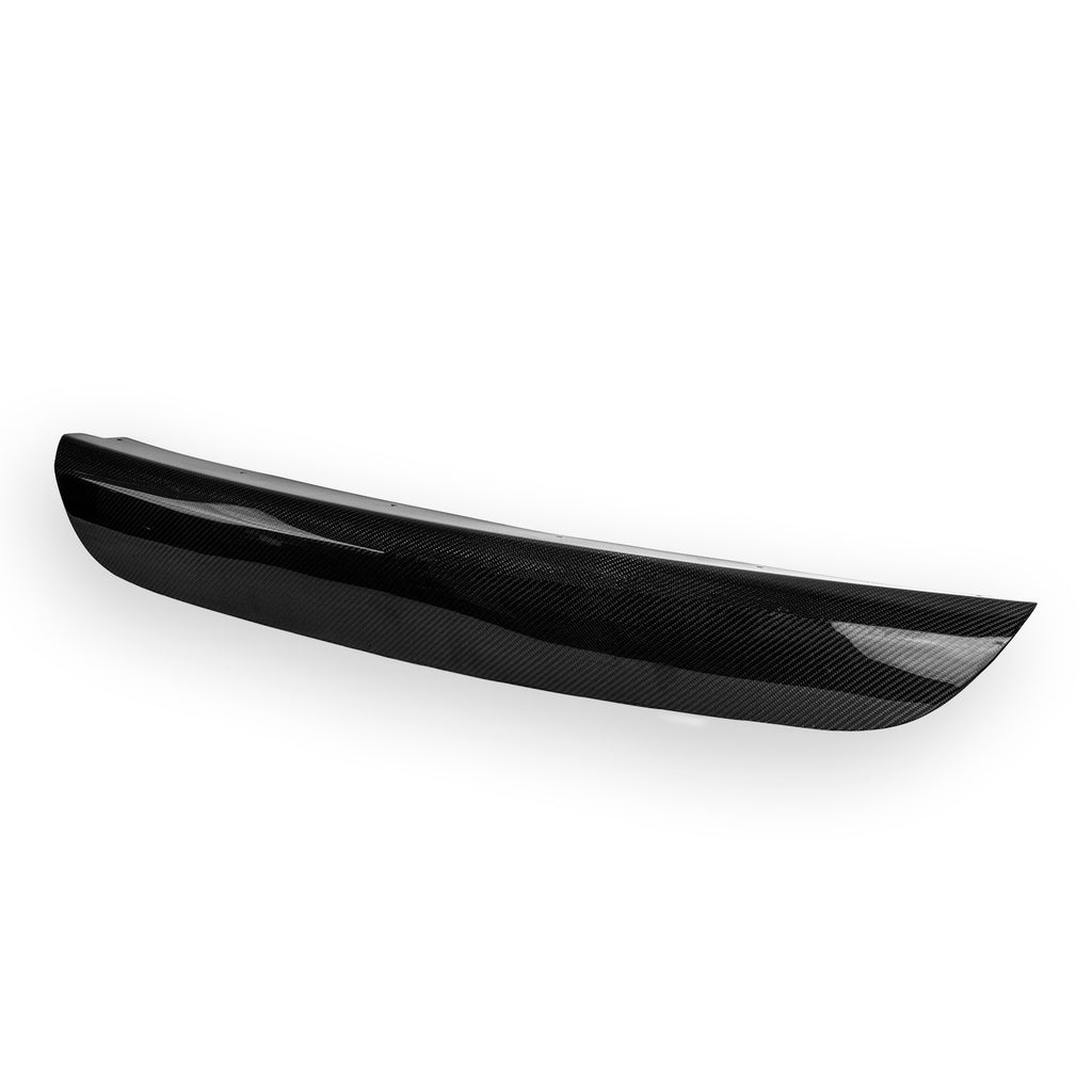 Vicrez Gloss Carbon Fiber Front Bumper Trim Cover vz102536 | Dodge Charger Hellcat/SRT 2015-2023