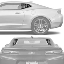 Load image into Gallery viewer, Vicrez LV Rear &amp; Quarter Window Louvers vz101698 | Chevrolet Camaro 2016-2019