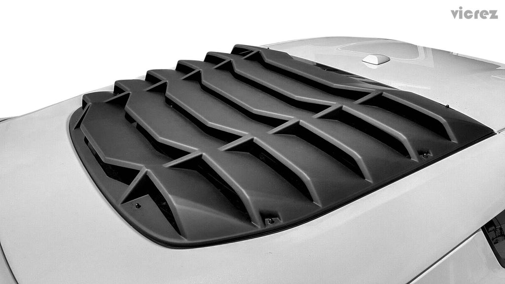 Vicrez LV Style Rear Window Louvers vz101679 | Nissan 370z 2009-2019