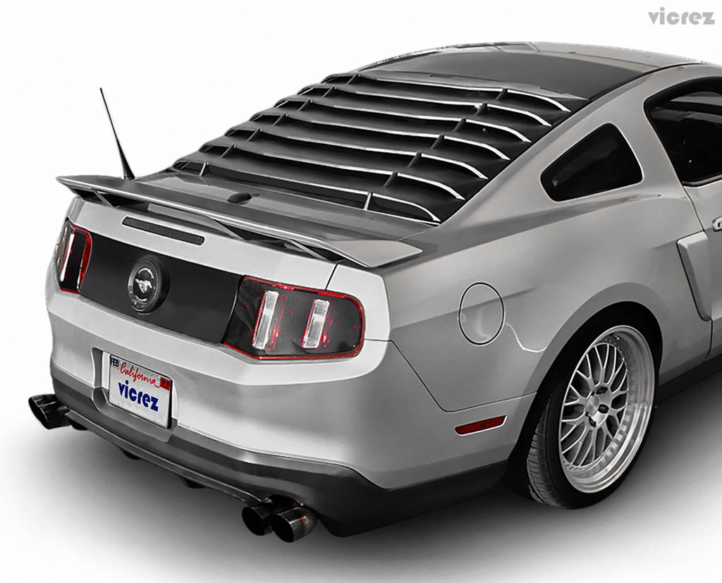 Vicrez LV Style Rear Window Louvers vz101681 | Ford Mustang 2005-2014 (Discontinued)