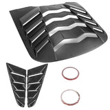 Vicrez LV2 Style Rear & Quarter Window Louvers vz102653 | Ford Mustang 2015-2023