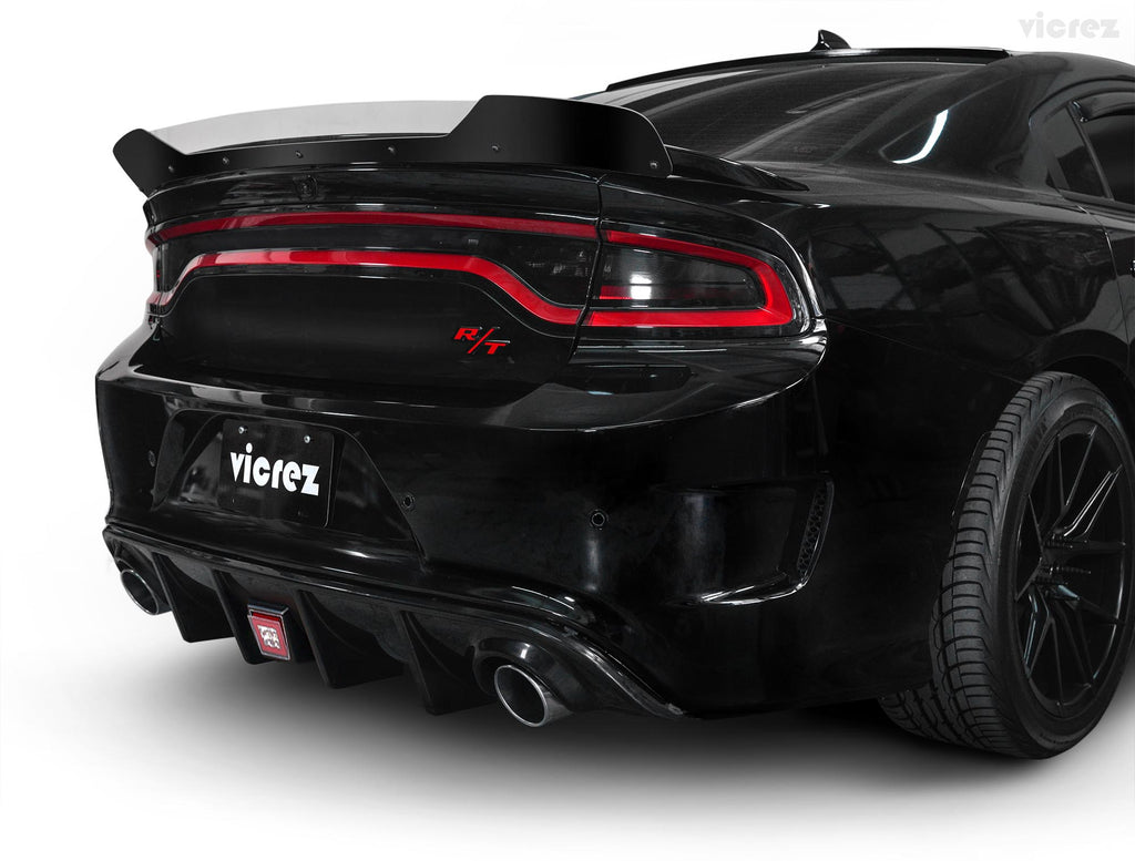 Vicrez LVZ Style Rear Diffuser vz101710 | Dodge Charger SRT/Scat Pack 2015-2020