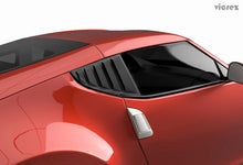 Load image into Gallery viewer, Vicrez LV Style Quarter Window Louvers vz100940 | Nissan 370z 2009-2020