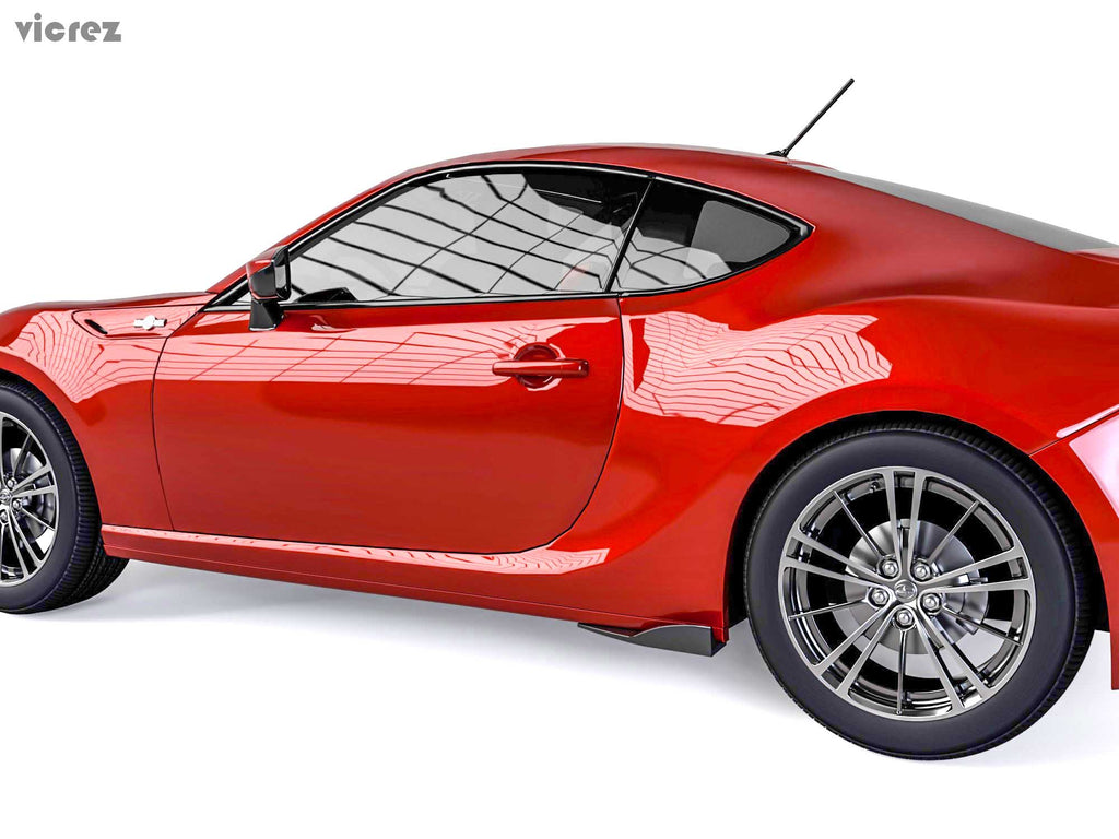 Vicrez Scion FR-S Subaru BRZ 2013-2018 V3R Style Rocker Panel Side Winglets vz100946