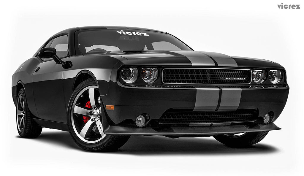 Vicrez SRT8 Style Front Bumper Chin Lip vz101796| Dodge Challenger 2011-2014