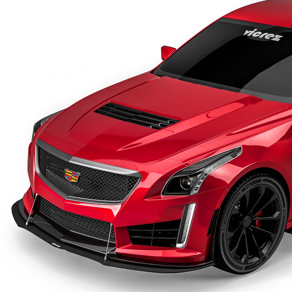 Vicrez TR1 Front Splitter vz102372 | Cadillac CTS-V 2014-2021