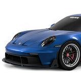 Vicrez Uruzo Style Front Splitter vz102624 | Porsche 911 GT3 2022-2024 | Matte Black (Vinyl)