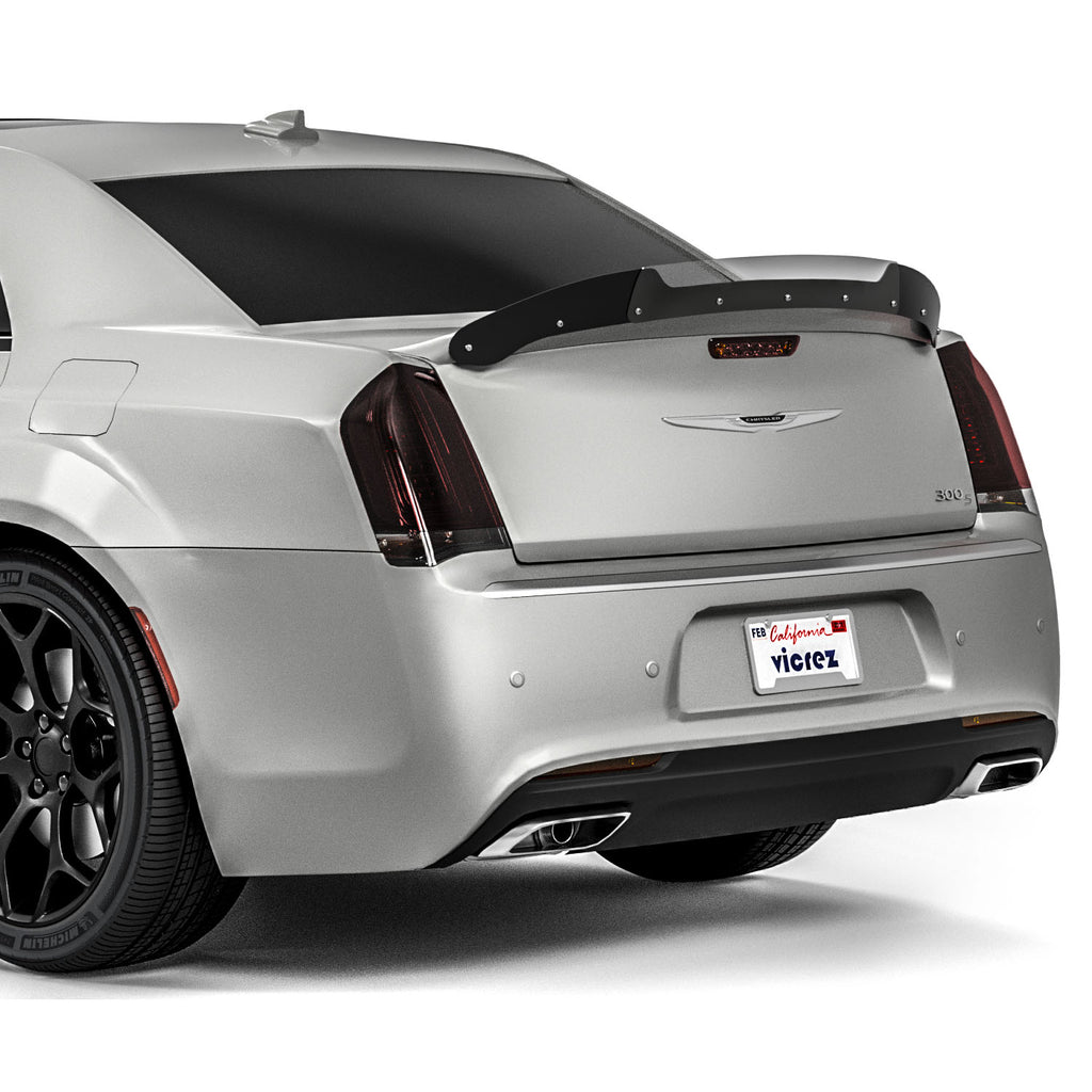 Vicrez V1R Wicker Bill vz101276 | Chrysler 300 2011-2022 | Matte Black (Vinyl)