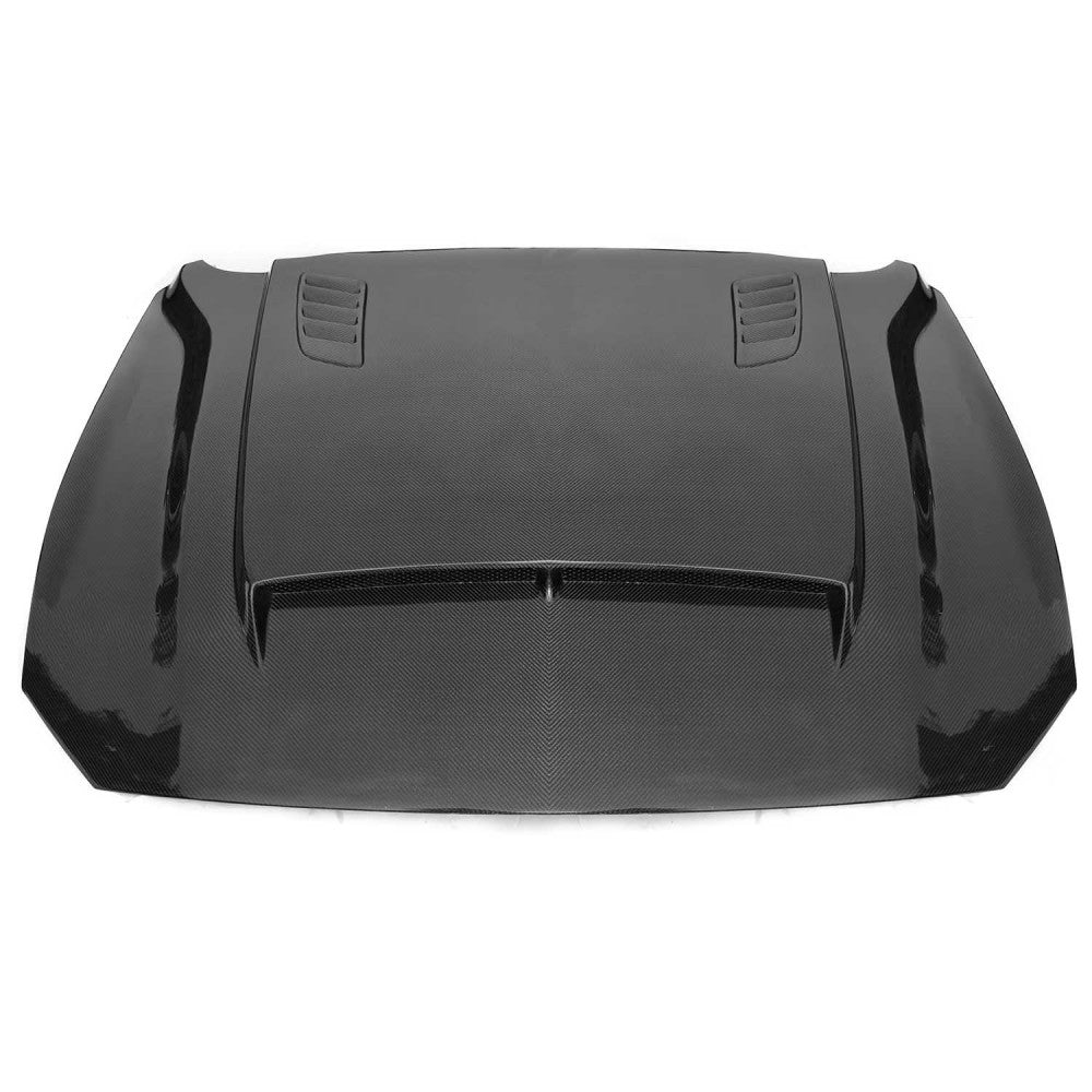 Vicrez V3R Style Carbon Fiber Hood vz102519 | Ford Mustang 2018-2022