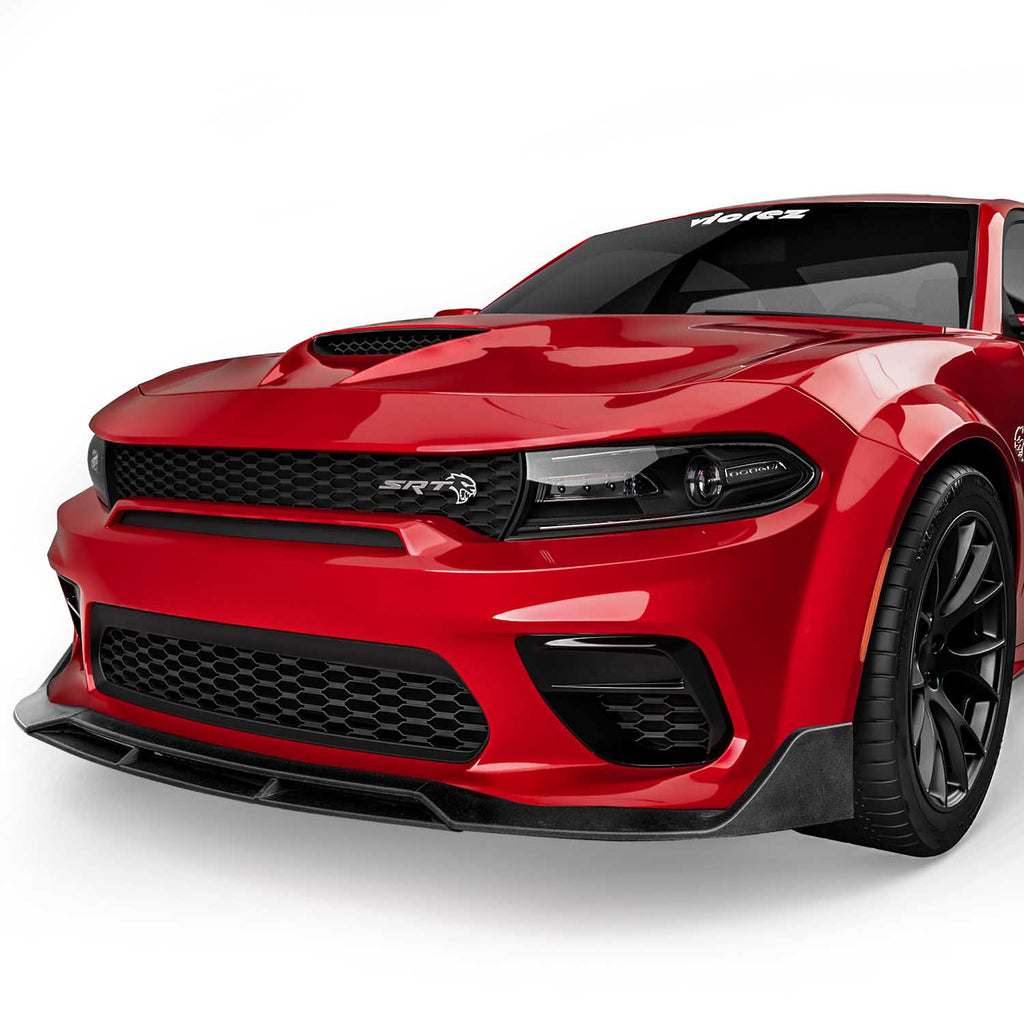 Vicrez V3R Style Front Bumper Lip vz102230 | Dodge Charger Widebody 2020-2022