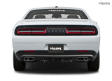 Vicrez V3R Style Rear Diffuser vz101701 | Dodge Challenger 2015-2019