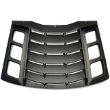 Vicrez Matte Black V3R Style Rear Window Louvers vz102438 | Dodge Charger 2011-2023