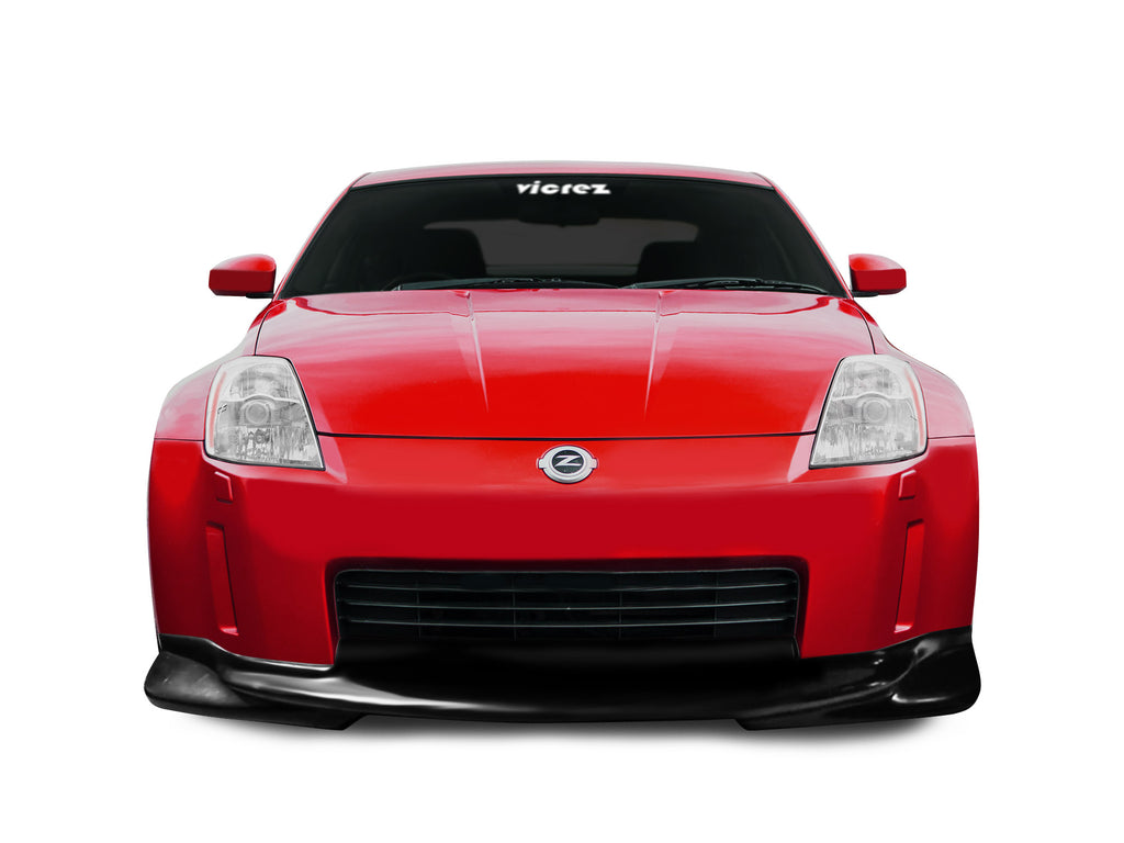 Vicrez VZ Style Front Bumper Lip Chin Spoiler vz101855 | Nissan 350z 2003-2005