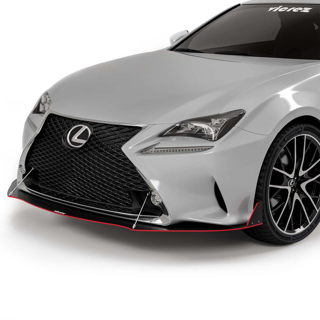 Vicrez VZ Style Front Splitter vz102248 | Lexus RC350 2015-2024